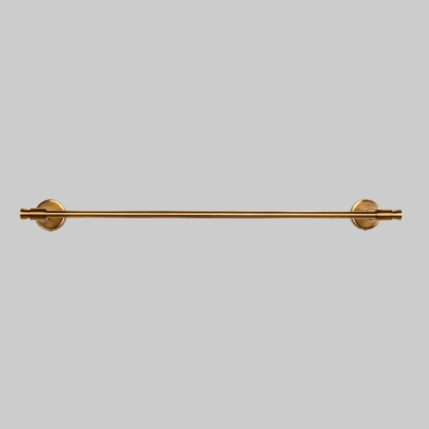 Domus Brushed Brass Knurled Towel Bar Rail