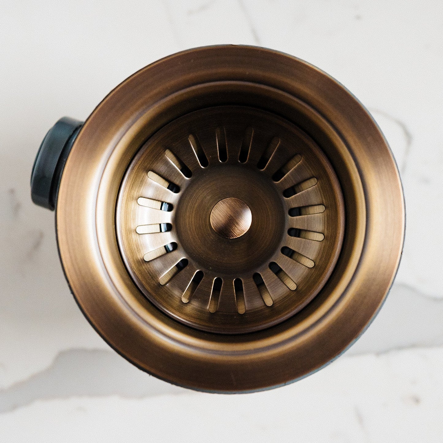 Antique Brass Basket Strainer Kitchen Sink Waste