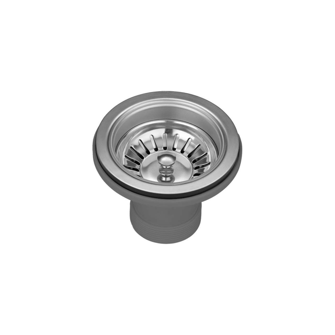 Brushed Stainless Basket Strainer Kitchen Sink Waste