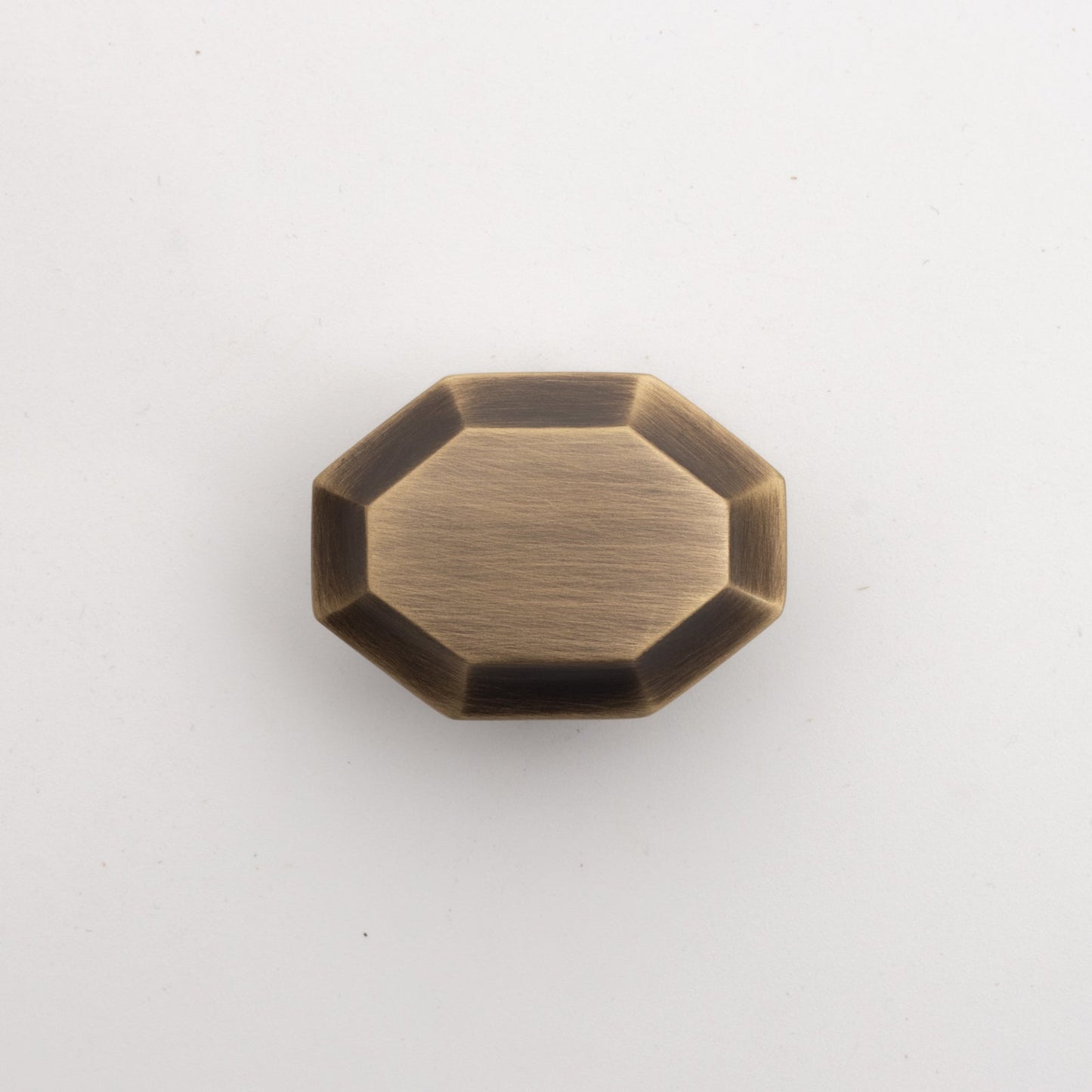 Fortis Solid Brass Knob Brushed Antique Brass